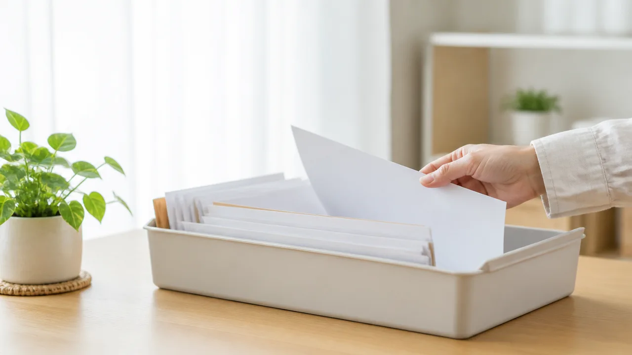 家庭の書類整理を無理なく続ける方法と保管のコツ