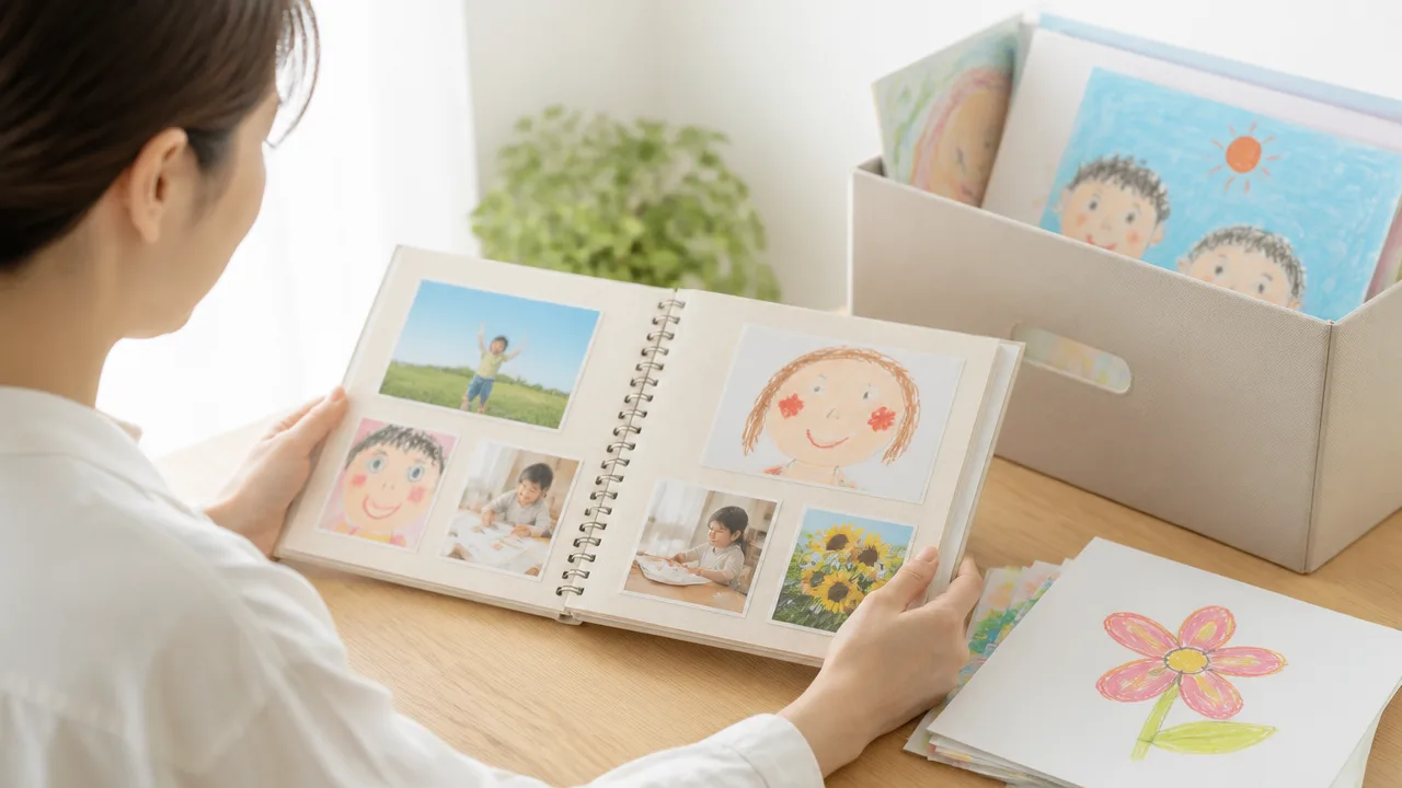 子供の作品が捨てられない方へ、思い出を残す整理と保管のコツ
