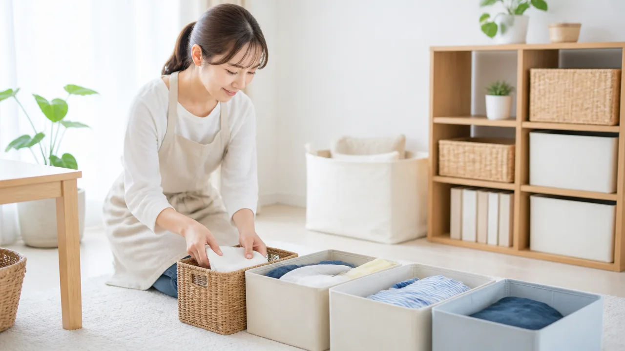 片付けを一気にやるコツは？無理なく終える手順と注意点